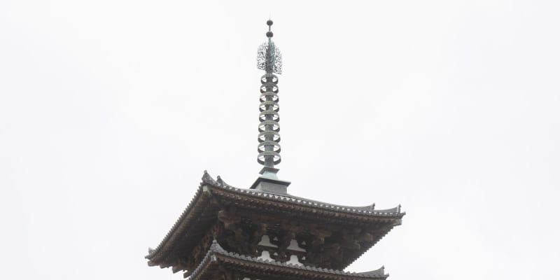 薬師寺の東塔で竣工式、奈良　「解体修理」完了
