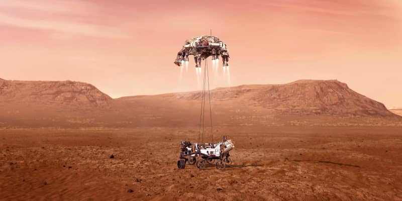 米探査車、火星着陸へ　生命の痕跡を目指し