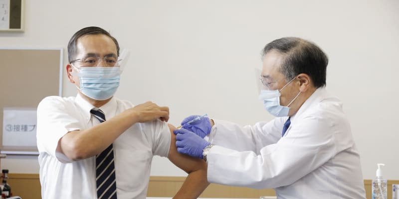 コロナワクチン接種開始 東京の病院で国内初、医師ら先行
