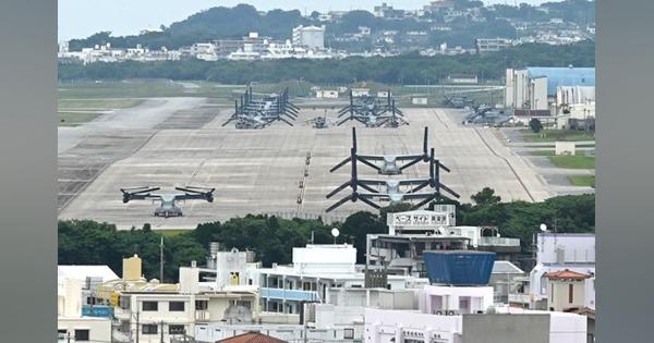 宜野湾の全地区が「うるさい」　普天間飛行場の騒音、市が初調査