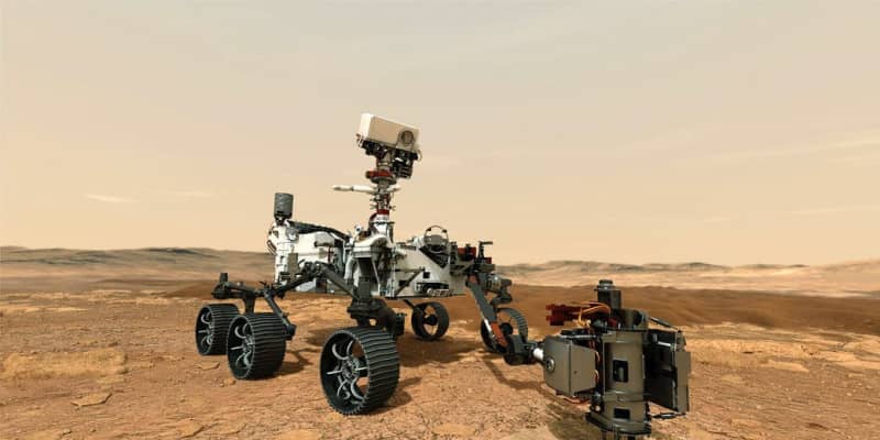NASA探査車、火星に着陸 土壌を調べ生命の痕跡探す