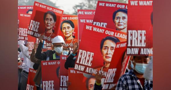 ミャンマー反国軍派、国際社会に圧力訴え