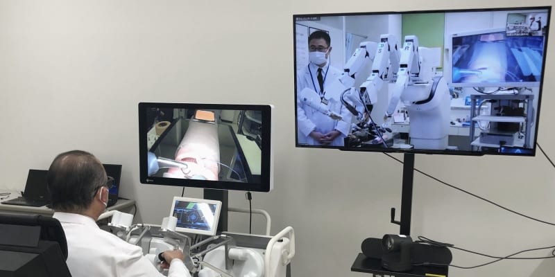 弘前大、遠隔ロボ手術の実験開始　病院で国内初、操作性など検証
