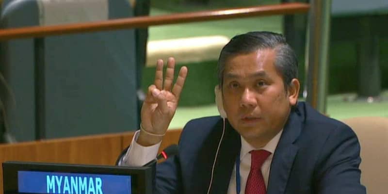 ミャンマー国連大使が正統性訴え　米も支持、国軍は解任発表