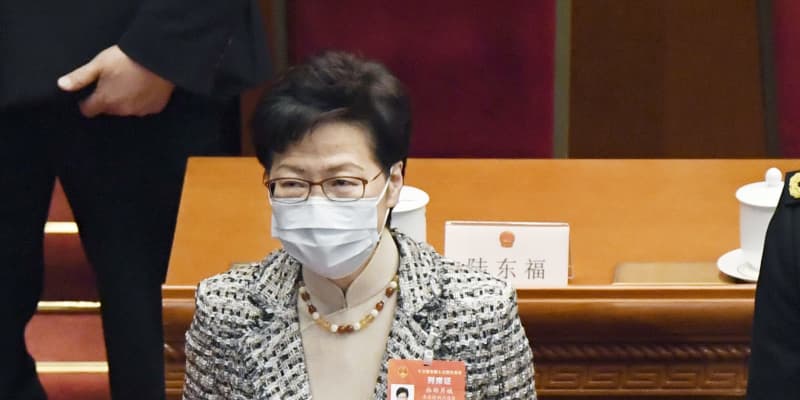 香港「反中勢力」を非難、全人代　中国、選挙制度見直し提案