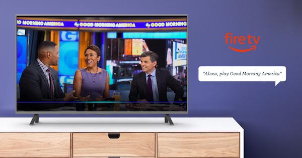 AmazonのFire TVが「ライブ」のチャンネル拡大とAlexa対応を発表