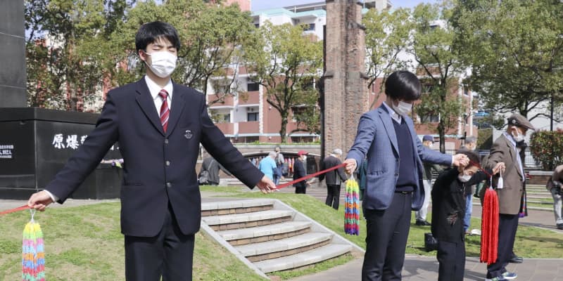 長崎被爆地から被災地へ連帯　高校生平和大使ら集会