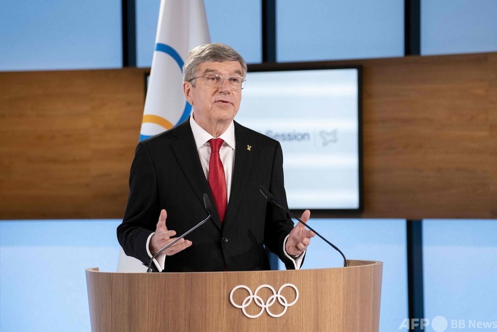 IOC会長、22年北京冬季五輪ボイコットに自制呼び掛け