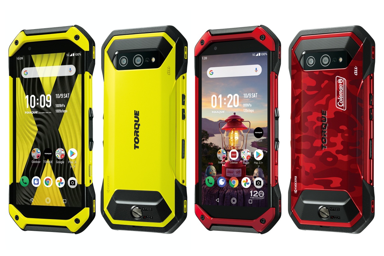 Au 5g対応の高耐久スマホ Torque 5g を3月26日発売 税込8万85円