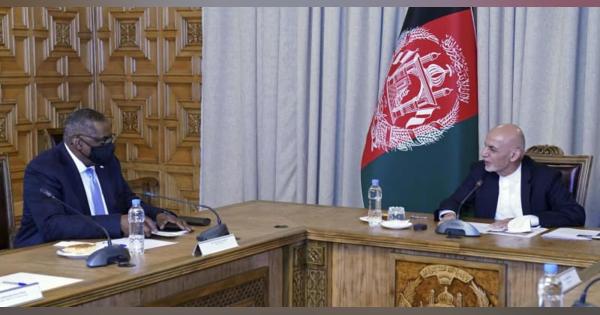 米国防長官、アフガン訪問　大統領と会談、和平を協議