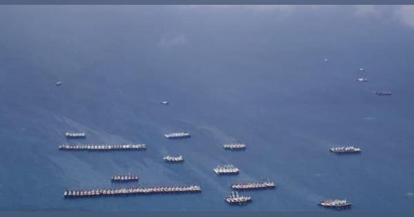 比「中国の停泊漁船は183隻」　南沙諸島、領有権誇示か