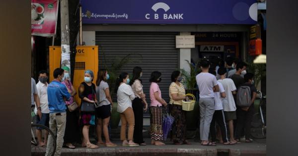 ミャンマー経済、今年は10％のマイナス成長に＝世銀