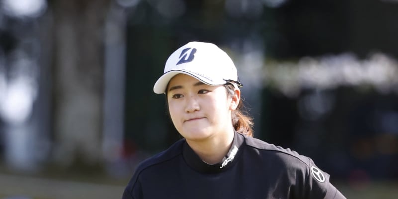 女子ゴルフ、稲見が65で首位　アクサ・レディース第1日