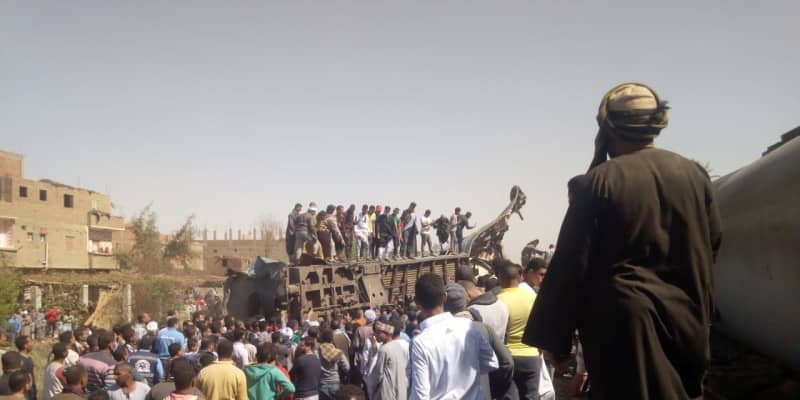 エジプト列車衝突32人死亡　南部ソハーグ、百人超負傷