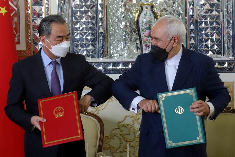 訂正：イランと中国が25カ年の協力協定に署名　経済と外交関係強化