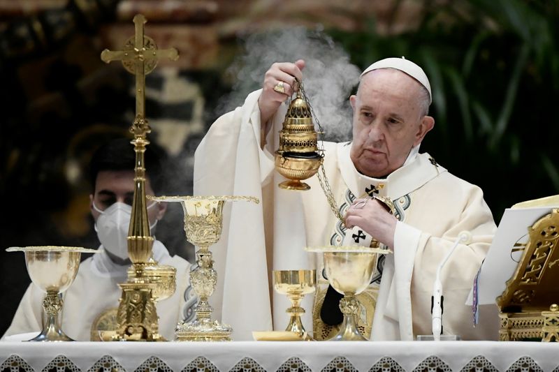 ローマ教皇が復活祭メッセージ、コロナ禍での紛争や軍事支出を批判