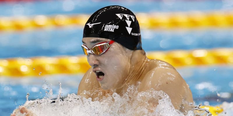 中村が100m自由形で五輪へ　競泳、松元らはリレー代表に