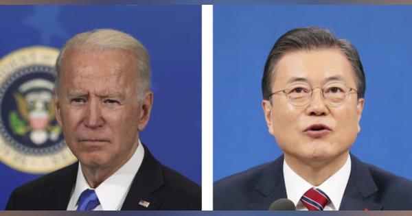 米韓首脳、5月後半に会談　朝鮮半島の非核化議題