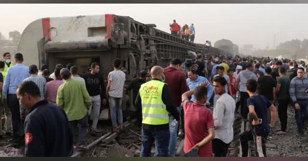 エジプトで列車脱線、11人死亡　カイロ近郊、100人負傷