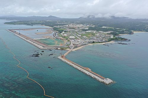 沖縄県「不承認」へ審査　政府は工事止めず　辺野古の設計変更申請から1年　