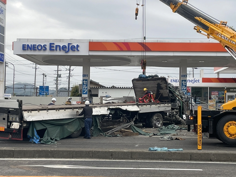 国道8号で交通死亡事故 一時通行止め 福井県鯖江市のサンドーム北 五郎丸交差点