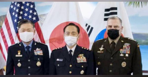 日米韓、制服組のトップが会談　北朝鮮、中国軍拡を協議