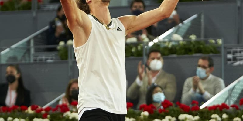 男子テニス、A・ズベレフが優勝　マドリード・オープン