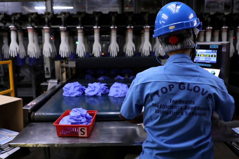米当局、マレーシアのトップ社ゴム手袋押収　強制労働で禁輸措置