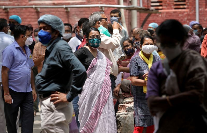 インドのコロナ新規感染が減少、ＷＨＯ専門家は陽性率に危機感