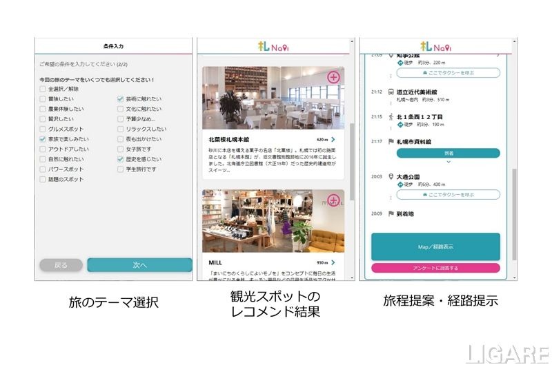 札幌、観光周遊の促進を目指すサービス「札Navi」の実証結果発表