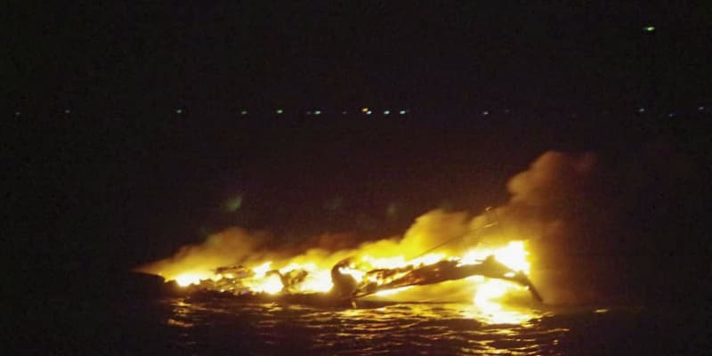 ボート出火、乗員2人不明　男性1人の遺体発見、愛知