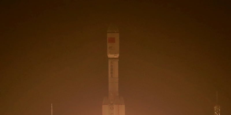 中国、宇宙貨物船打ち上げ　ステーション建設で