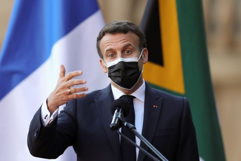 仏大統領、アフリカでのコロナワクチン生産拡大に向け投資表明