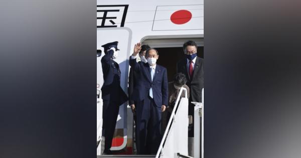 菅首相が英から帰国の途　G7サミット終える