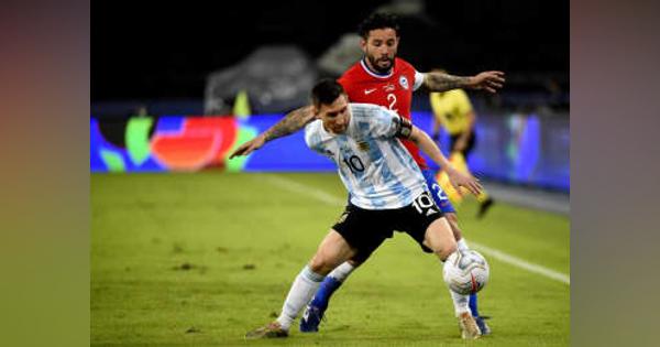 アルゼンチン、チリと引き分け　サッカー南米選手権、1次リーグ