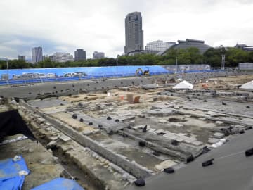 スタジアム用地に被爆遺構、広島　旧陸軍施設を発掘、過去最大規模