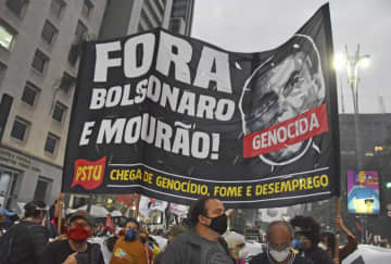 ブラジルの感染死者50万人超　米国に次ぎ世界2カ国目