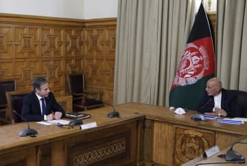 米アフガン首脳、25日会談　軍撤退、和平プロセス協議