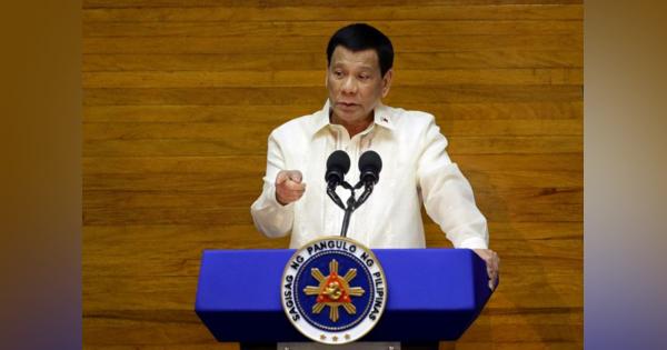 フィリピン大統領「ワクチン拒否なら投獄」、接種状況にいら立ち