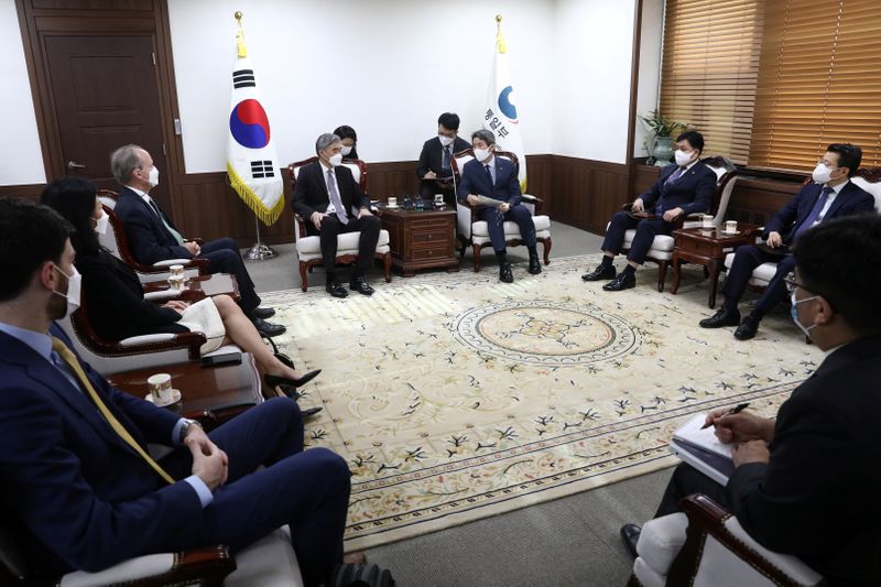 米韓、北朝鮮政策巡る作業グループの廃止検討で合意