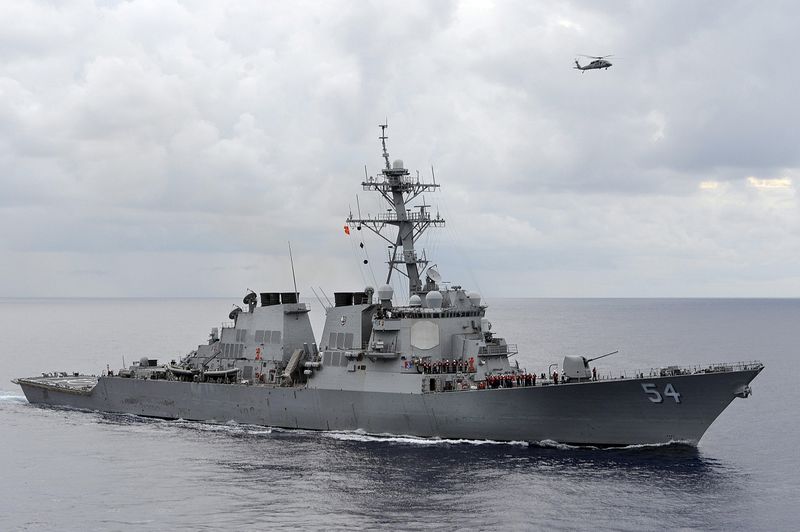 中国、米駆逐艦の台湾海峡通過を非難　「最大の安全保障リスク」