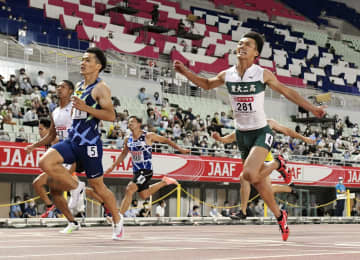 男子100m、山県らが決勝へ　陸上の日本選手権開幕