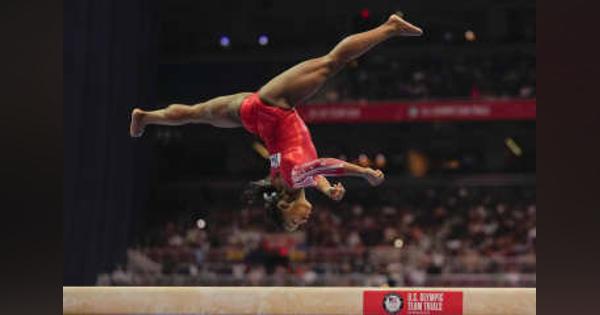 リオで女子4冠のバイルス五輪へ　体操の米国代表選考会