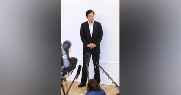 神戸市長の久元氏が3選意欲「神戸発展へ全力尽くす」　今秋10月の市長選立候補を正式表明