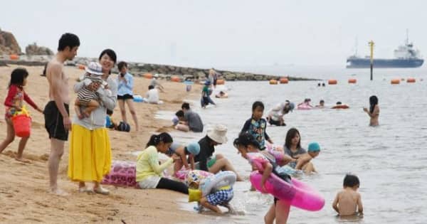 渋川海水浴場、2年連続開設中止　玉野市発表、感染拡大防止で