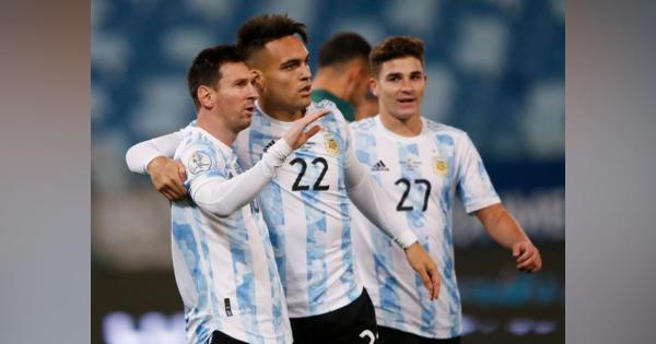 サッカー＝アルゼンチンが快勝、メッシ2得点　南米選手権