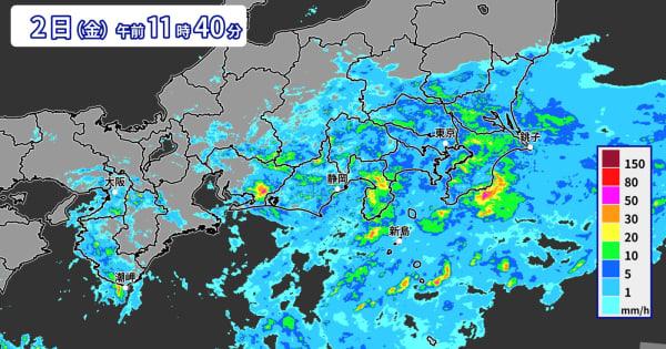 活発な梅雨前線　東海・関東中心に長引く大雨　土砂災害などに厳重警戒　土日は日本海側でも雨脚強まる