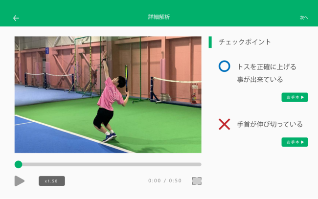 動画を撮影するだけで「AIテニスコーチ」がフォーム診断するテニス指導サービス「Tennis Labo」が展開