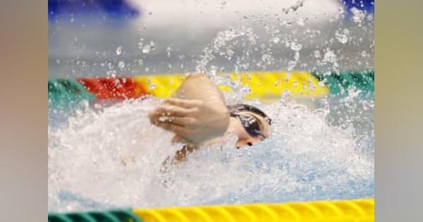 競泳、池江が復帰後初の日本新　非五輪種目の200mリレー