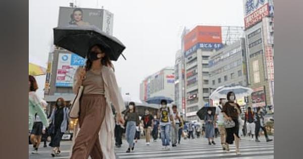 東京593人感染、1人死亡　新型コロナ、前週比117人増